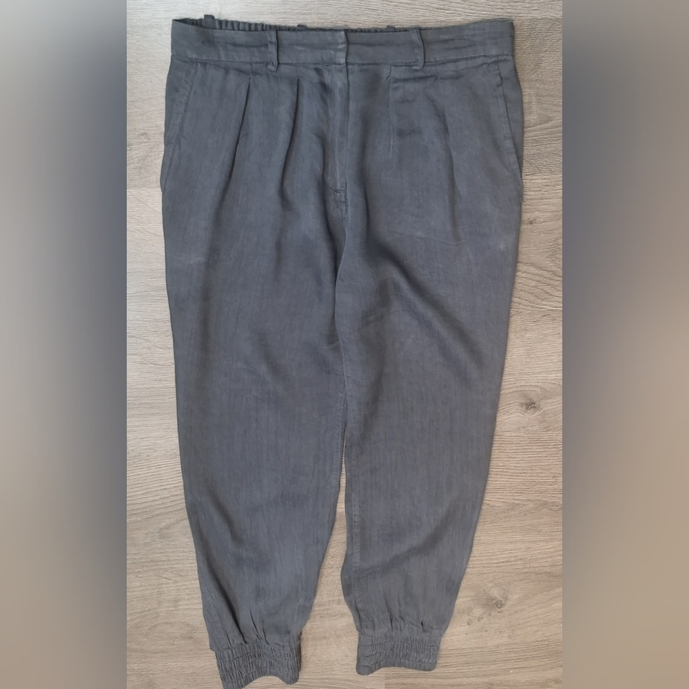 Vintage Isabel Marant Cotton Viscose Pleated Harem Pants W/elastic Cuffs